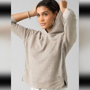 Prana Oatmeal Hoodie Pullover